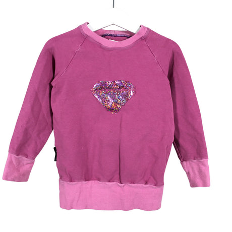 Unisex Handmade - Sweatshirt, size 110 - 116 - Pink ()