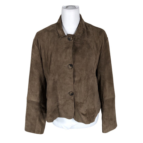 Unisex Repeat - Leather jacket, size 40 - Brown ()
