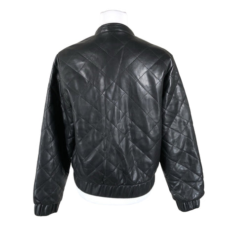 Unisex Lindex - Leather jacket, size 36 - Black (2)