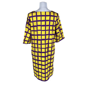 Unisex Marimekko - Schiffon dress, size 40 - Yellow (2)