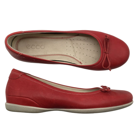 Unisex Ecco - Ballerinas, size 38 - Red ()