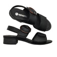 Unisex Remonte - Heeled sandals, size 38 - Black ()