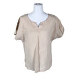 Unisex Nanso - Short-sleeved blouse, size 38 - Beige ()