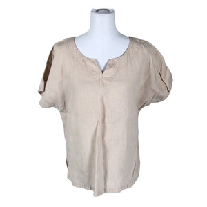 Unisex Nanso - Short-sleeved blouse, size 38 - Beige (1)