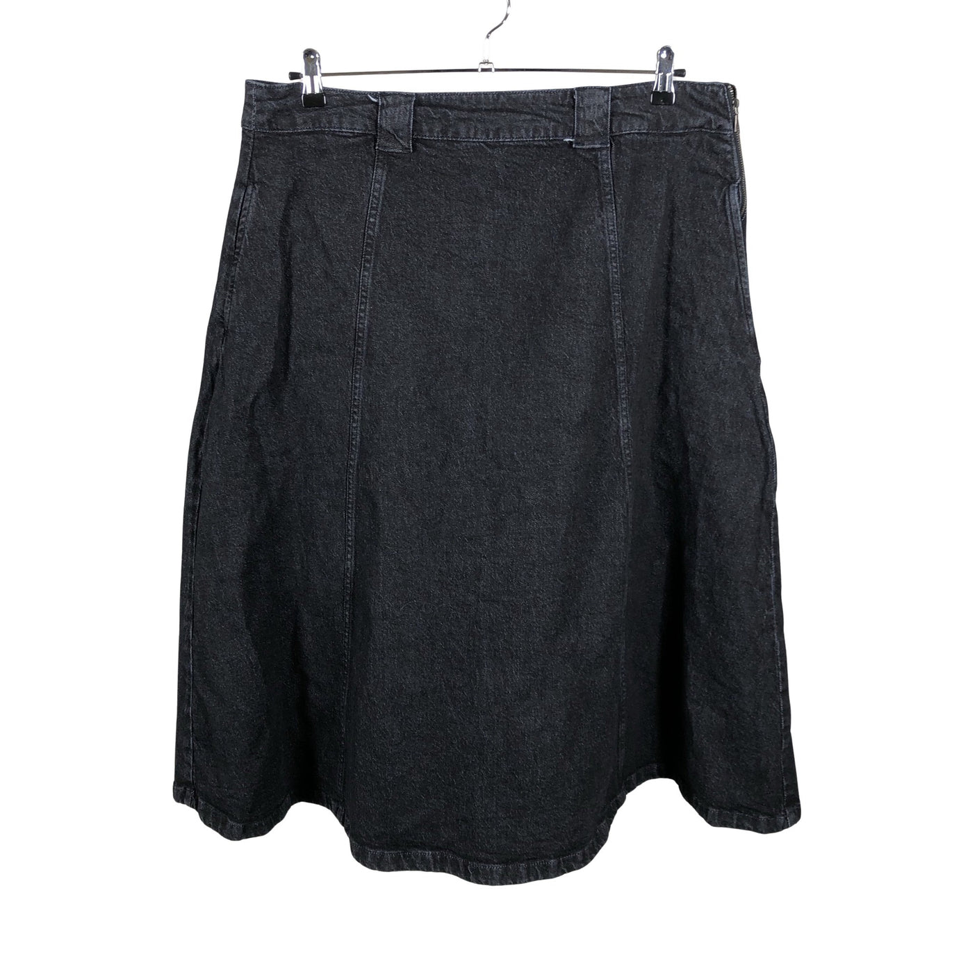 Unisex Seasalt Cornwall - Denim skirt, size 46 - Black (1)