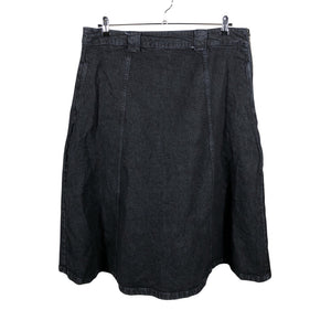 Unisex Seasalt Cornwall - Denim skirt, size 46 - Black (1)