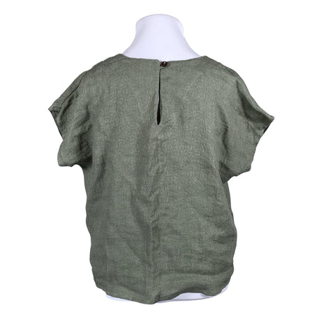 Unisex Nouki - Short-sleeved blouse, size 42 - Green (2)