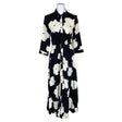 Unisex Y.A.S - Schiffon dress, size 38 - Black ()
