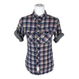 Unisex Outfitters nation - Collared shirt, size 36 - Blue ()