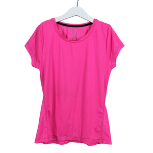 Unisex Soc - Sports shirt, short sleeve, size 146 - 152 - Pink (1)