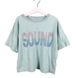 Unisex Lindex - T-shirt, size 134 - 140 - Light blue ()