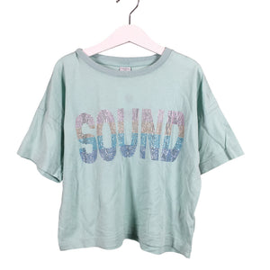 Unisex Lindex - T-shirt, size 134 - 140 - Light blue (1)