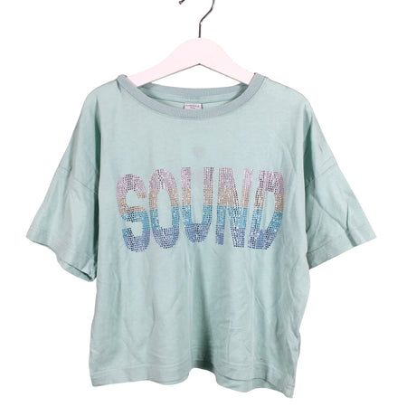 Unisex Lindex - T-shirt, size 134 - 140 - Light blue ()
