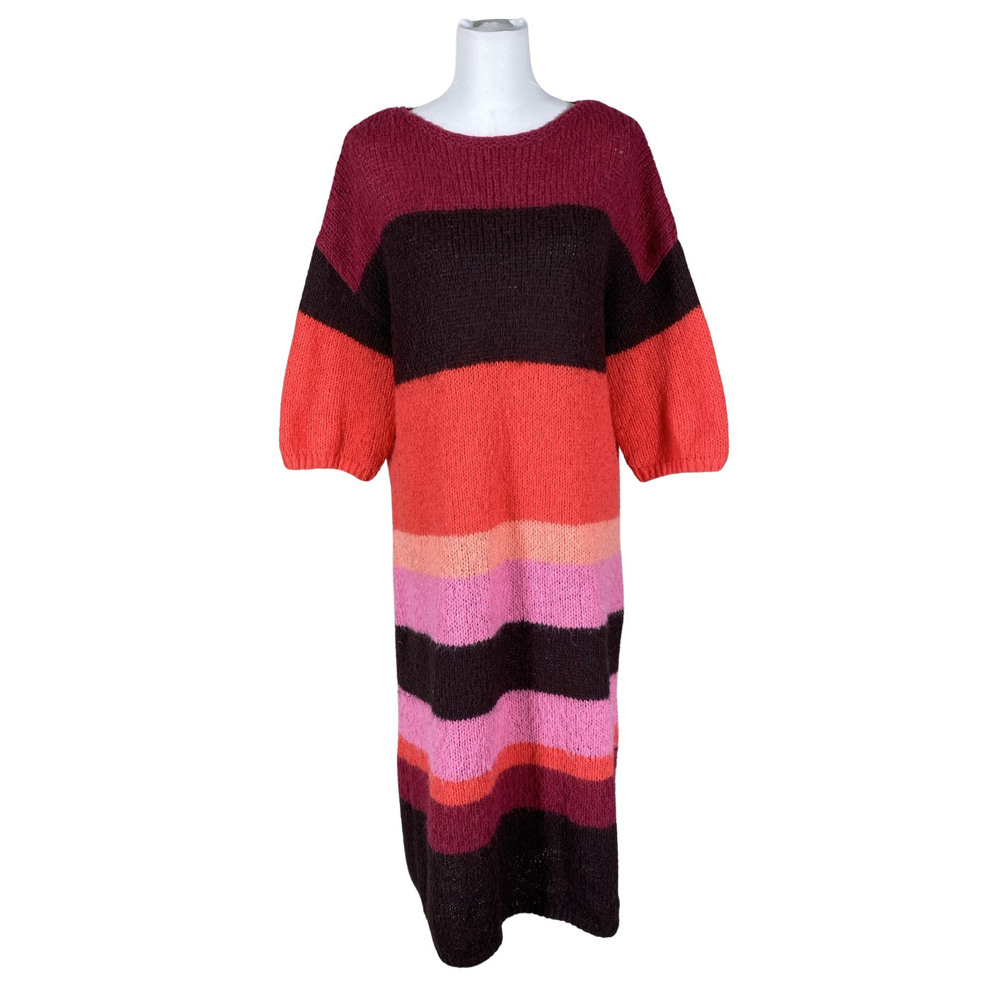 Unisex Lindex - Knit dress, size 40 - Red (1)