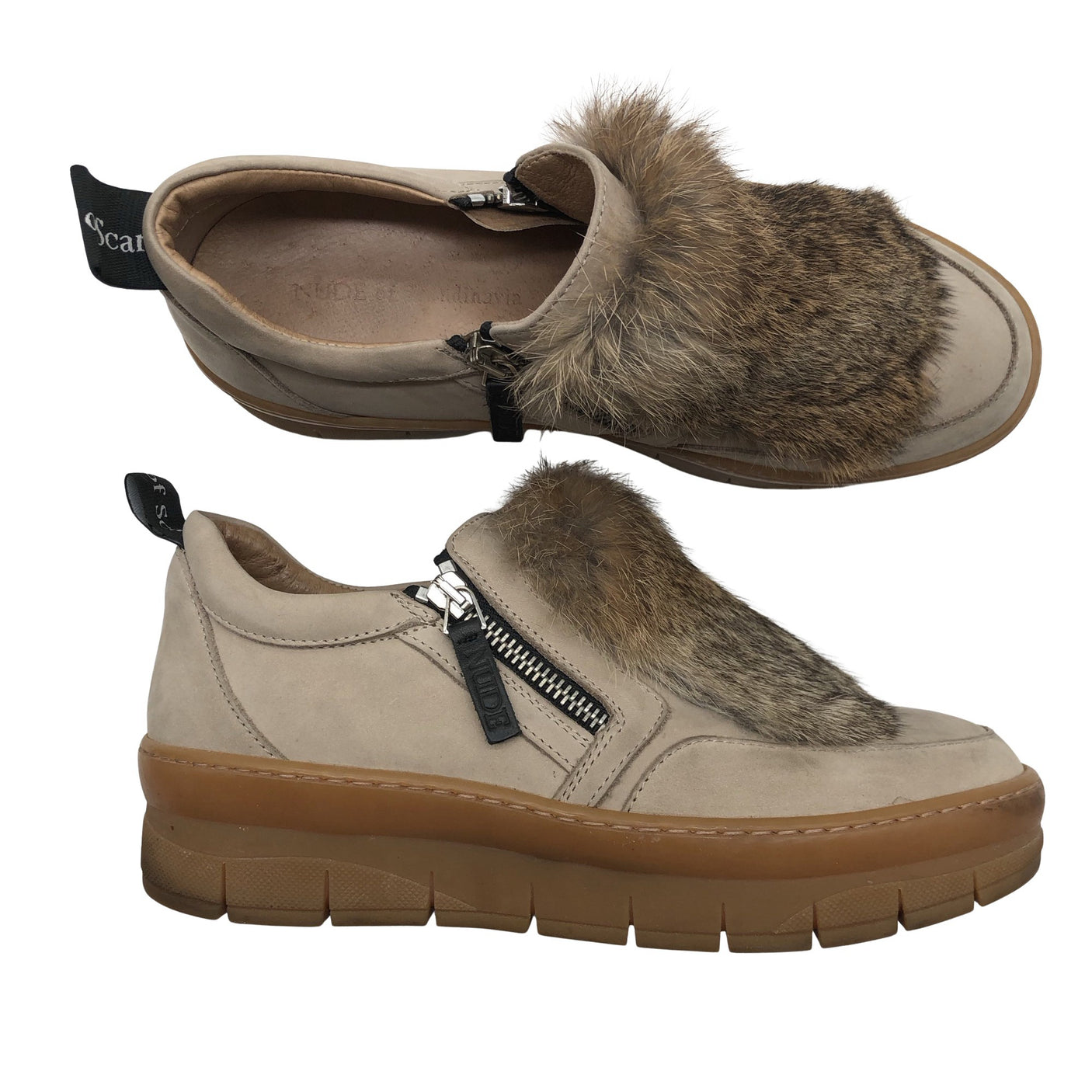 Unisex Nude of Scandinavia - Casual sneakers, size 39 - Beige (1)