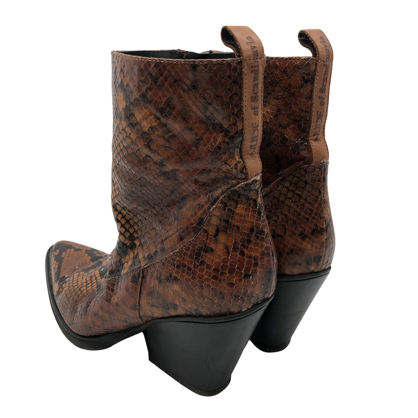 Unisex Nude of Scandinavia - Cowboy boots, size 40 - Brown (3)