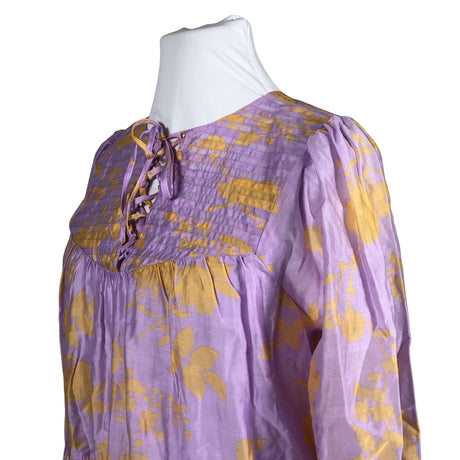 Unisex Second Female - Schiffon dress, size 42 - Violet (2)