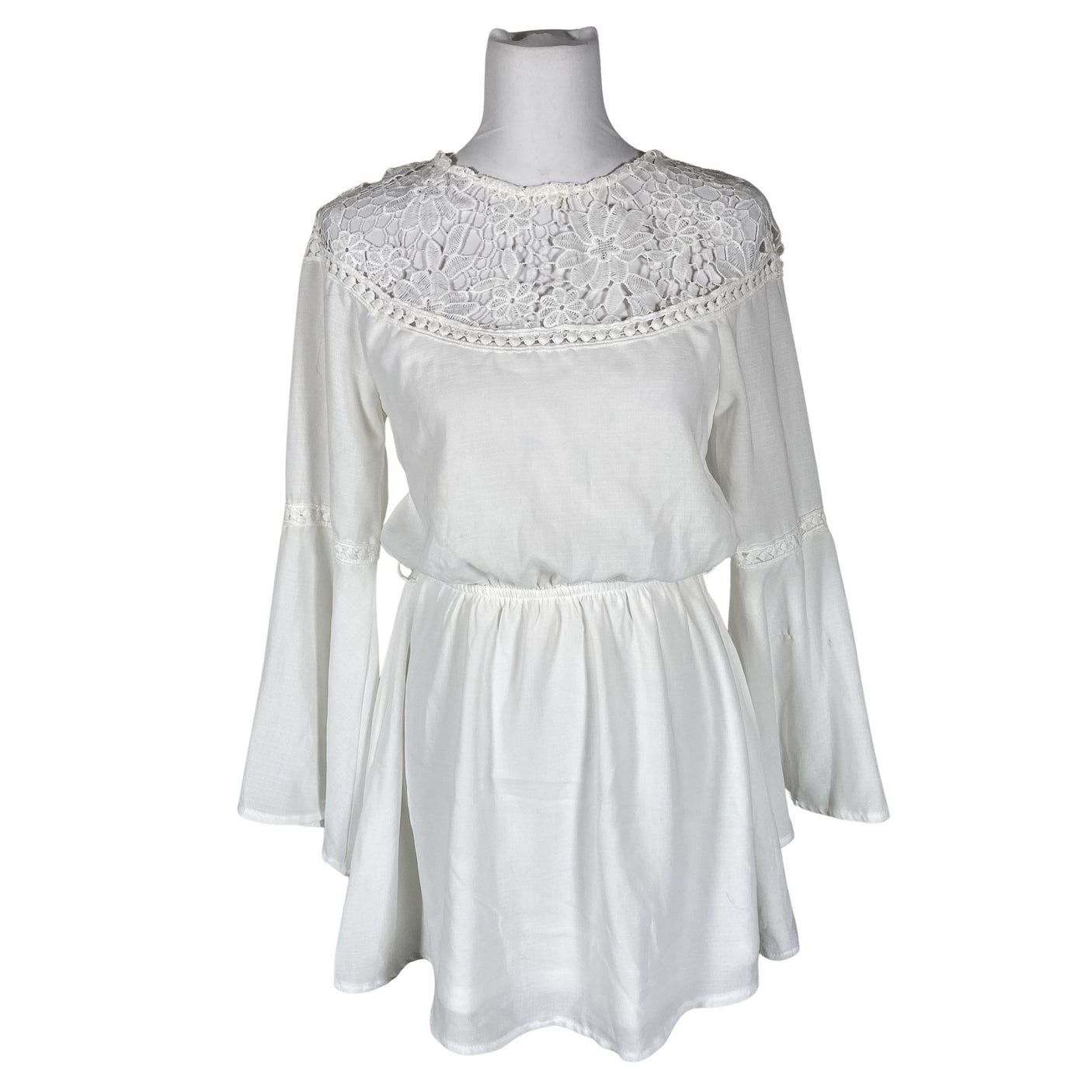 Unisex Parisian - Dress, size 38 - White (1)