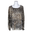 Unisex DKNY - Short-sleeved blouse, size 40 - Brown ()