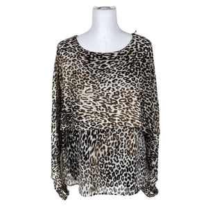 Unisex DKNY - Short-sleeved blouse, size 40 - Brown (1)