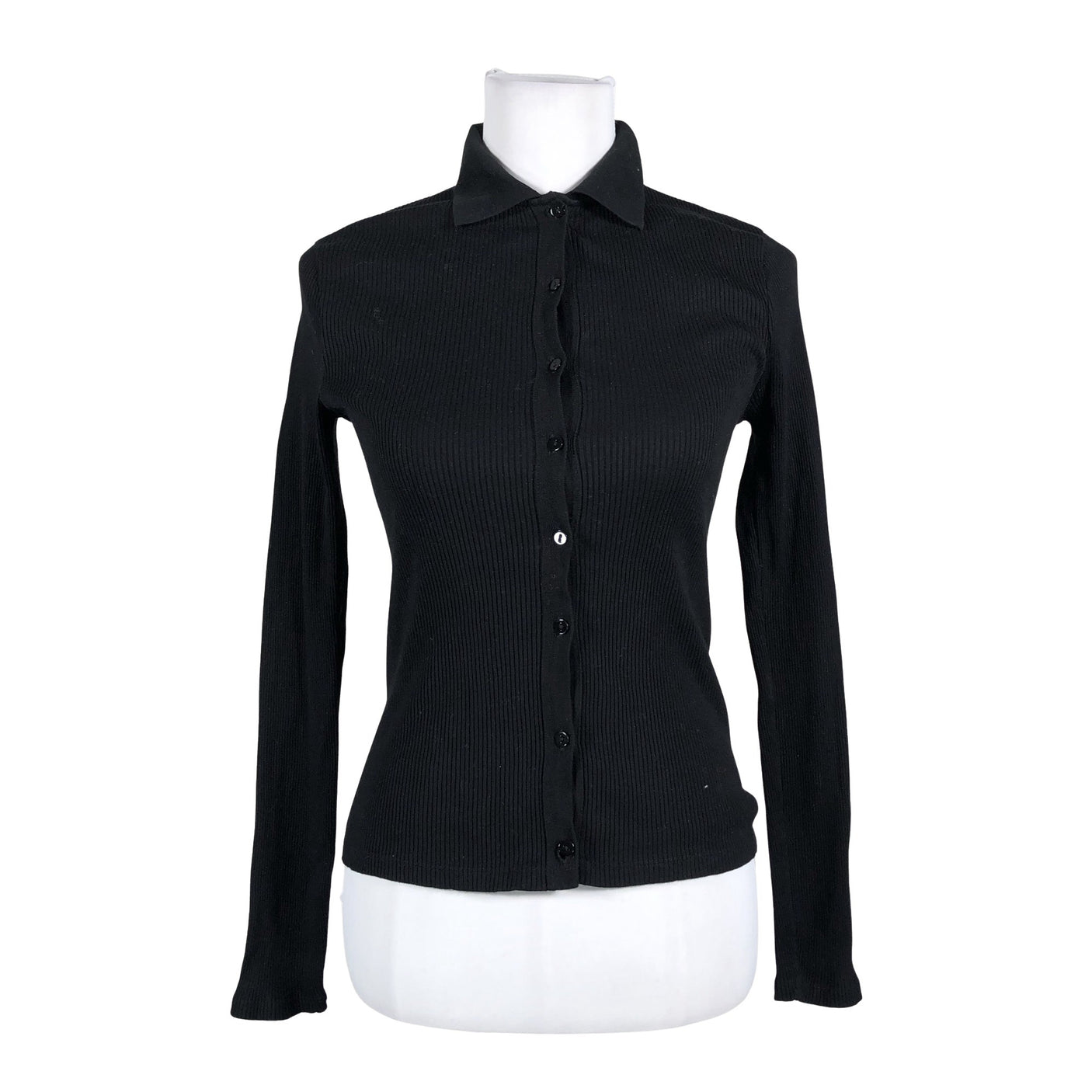Unisex Massimo Dutti - Tricot shirt, size 36 - Black (1)