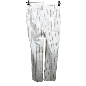 Unisex More&More - Straight leg trousers, size 38 - Natural white (2)