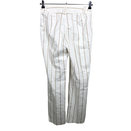 Unisex More&More - Straight leg trousers, size 38 - Natural white (2)
