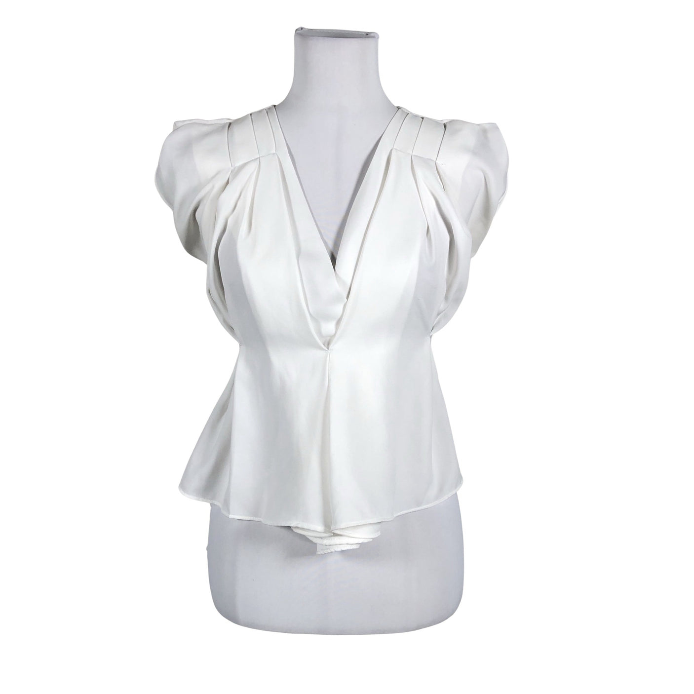 Unisex Sanne Alexandra - Short-sleeved blouse, size 36 - White (1)
