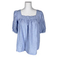 Unisex Gauhar - Short-sleeved blouse, size 38 - Light blue ()