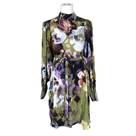 Unisex Kaiko - Schiffon dress, size 36 - Green ()