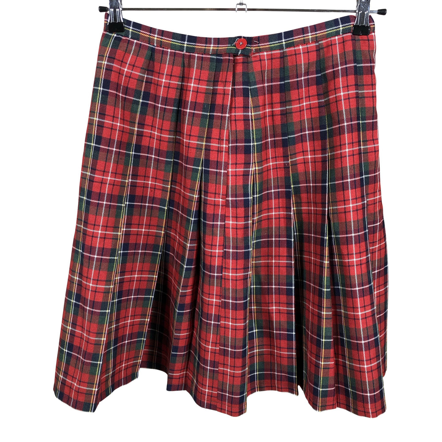 Unisex Handmade - Pleated skirt, size 38 - Red (1)