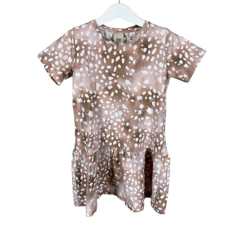Unisex Kaiko - Tricot dress, size 110 - 116 - Beige ()