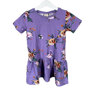 Unisex Kaiko - Tricot dress, size 110 - 116 - Violet (1)