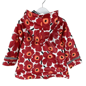 Unisex Marimekko - Rain jacket, size 98 - 104 - Red (2)