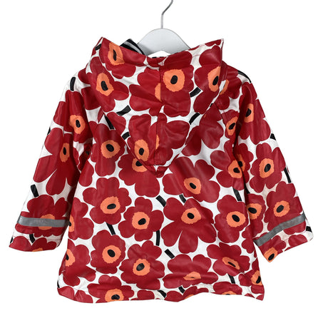 Unisex Marimekko - Rain jacket, size 98 - 104 - Red (2)