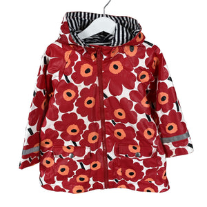Unisex Marimekko - Rain jacket, size 98 - 104 - Red (1)