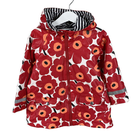 Unisex Marimekko - Rain jacket, size 98 - 104 - Red ()