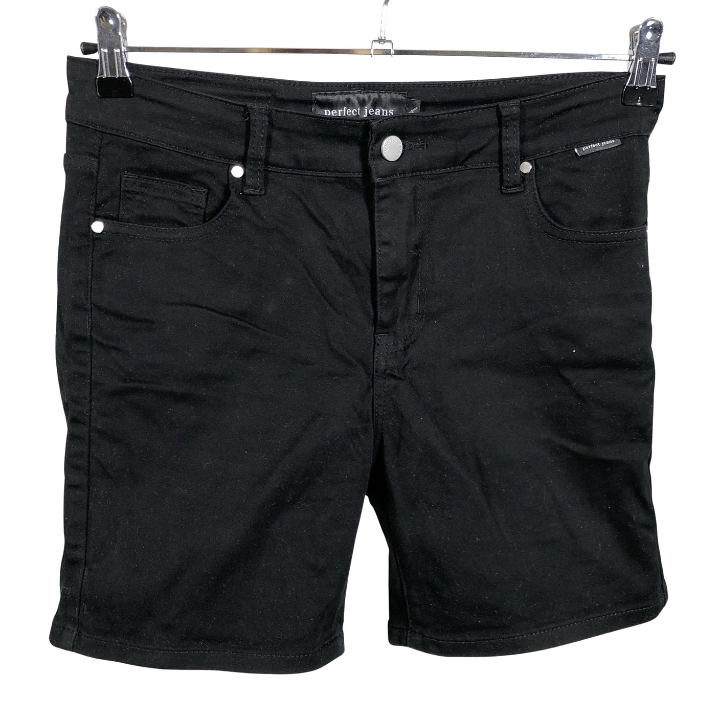 Unisex Perfect Jeans - Denim shorts, size 40 - Black (1)