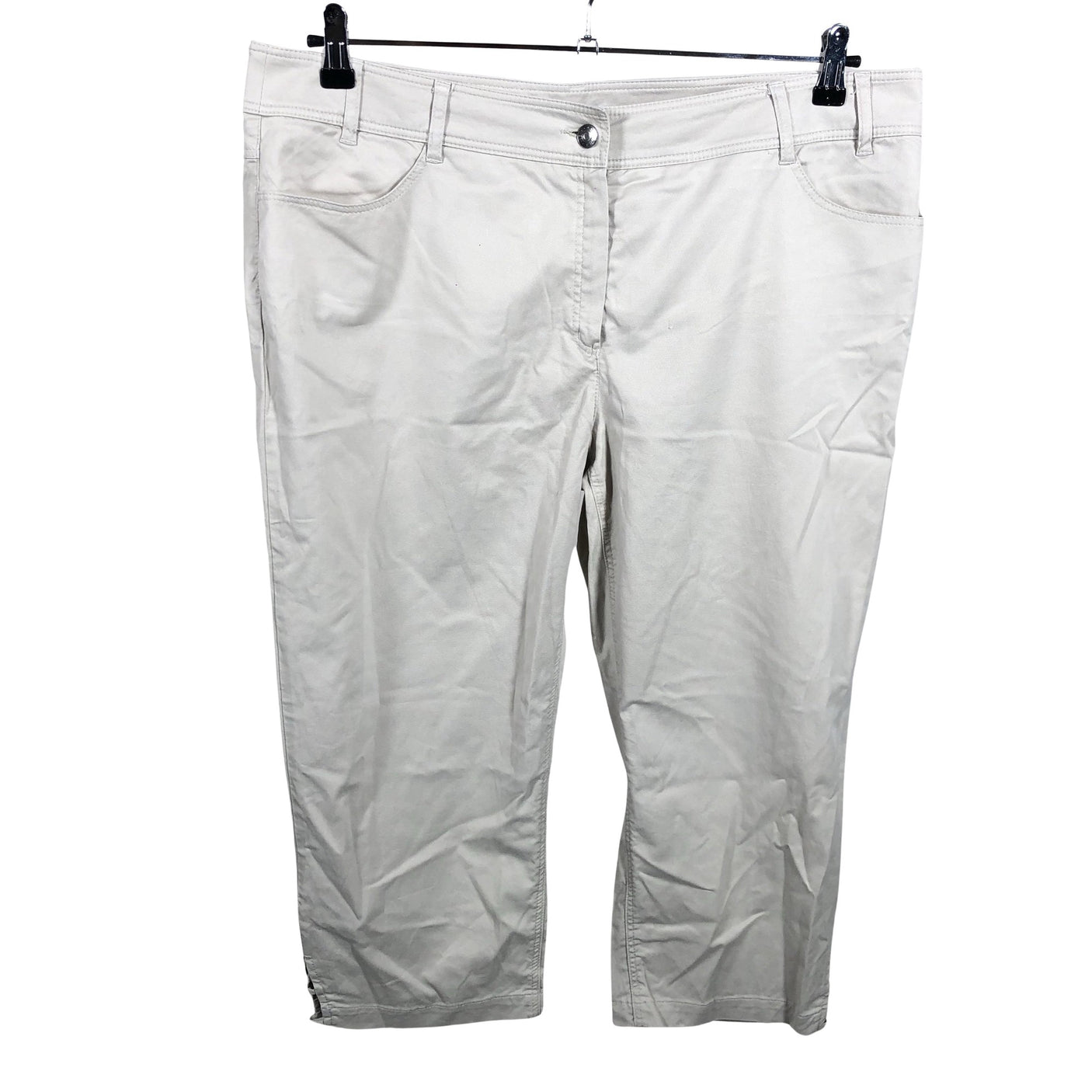 Unisex Voglia - Capri pants, size 46 - Beige (1)