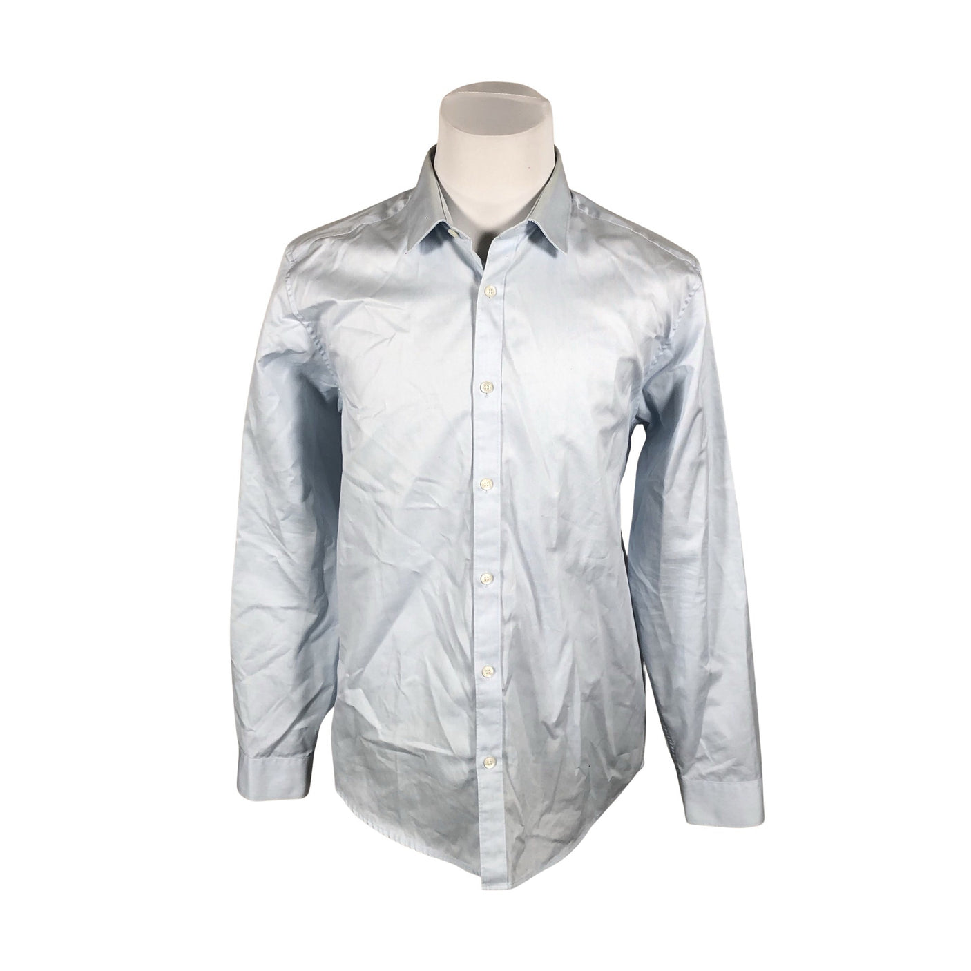 Unisex Selected - Collared shirt, size S - Light blue (1)
