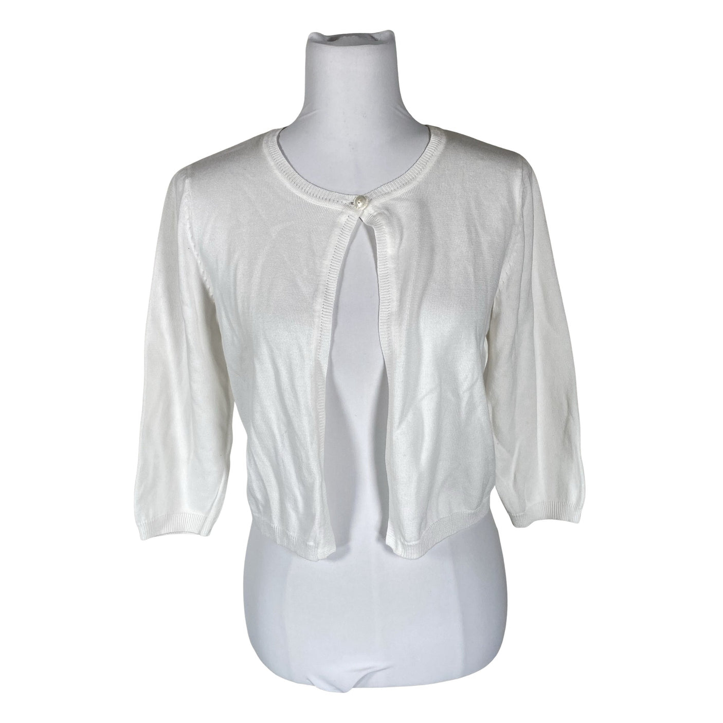Unisex Peter Hahn - Cardigan, size 36 - White (1)