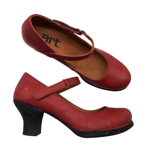 Unisex Art - High heels, size 40 - Red (1)