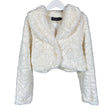 Unisex Girls by Cadeau - Faux fur coat, size 146 - 152 - White ()