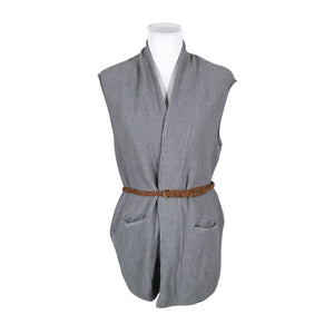 Unisex Esprit - Knit vest, size 40 - Gray (1)