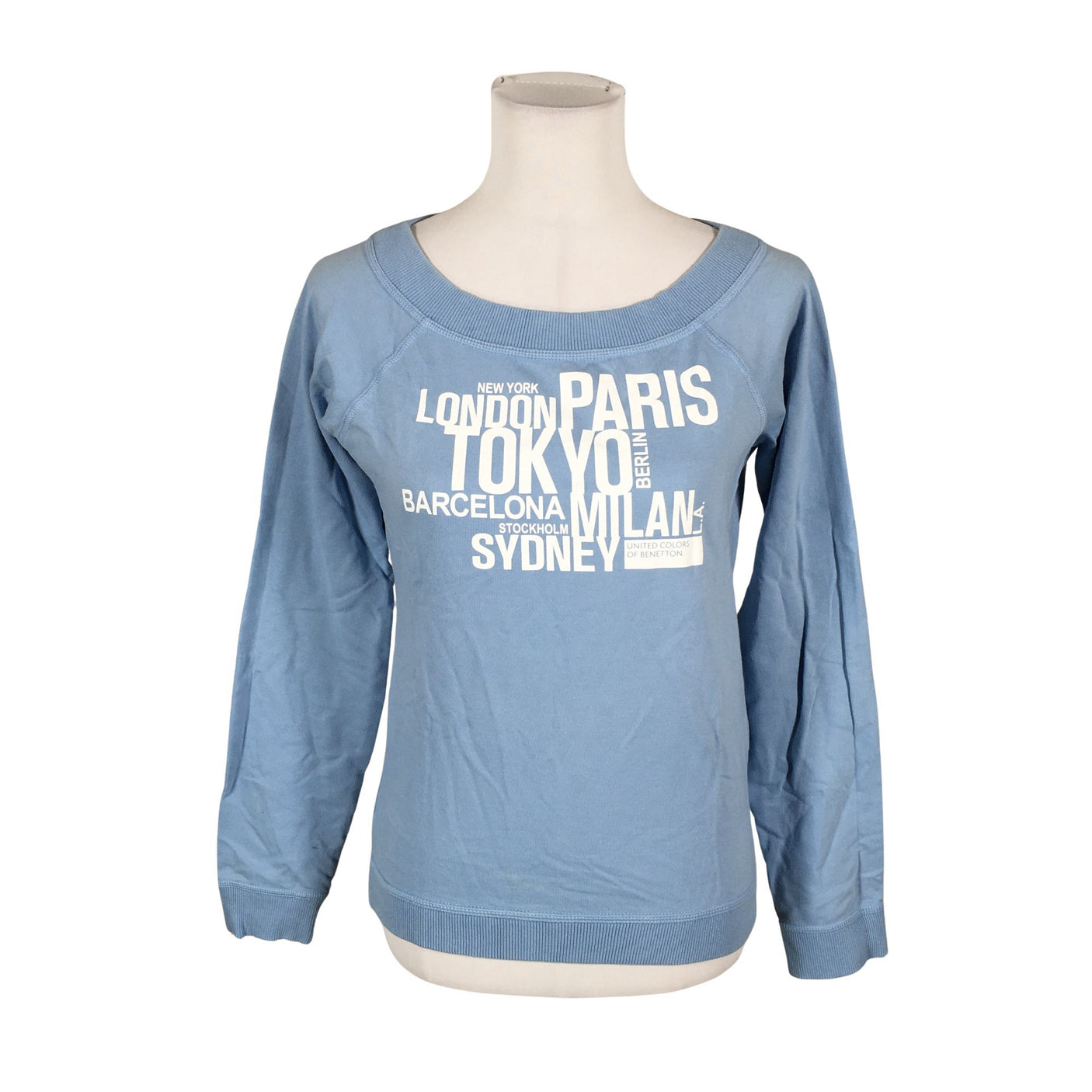 Unisex Benetton - Sweatshirt, size 36 - Blue (1)