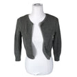 Unisex Massimo Dutti - Knit bolero jacket, size 36 - Gray ()
