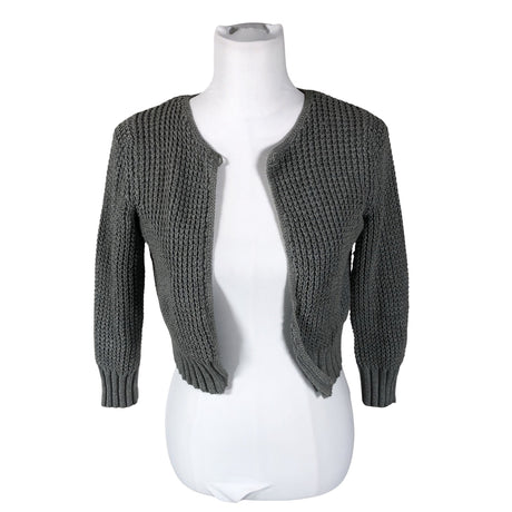 Unisex Massimo Dutti - Knit bolero jacket, size 36 - Gray ()