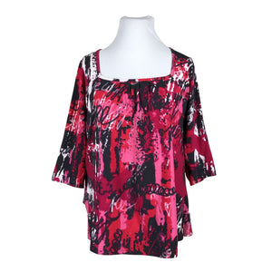 Unisex Ulla Popken - Tricot shirt, size 42 - Pink (1)