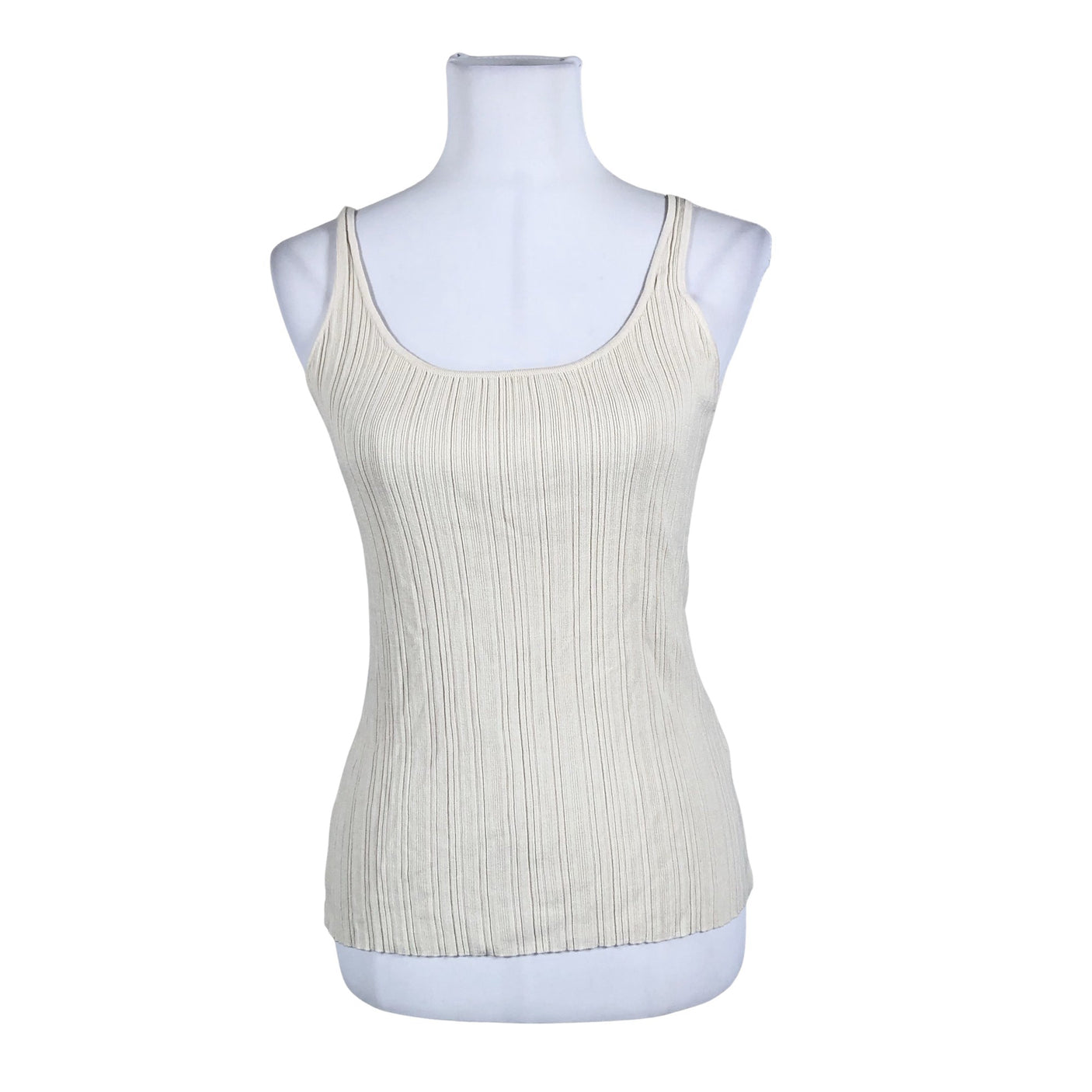 Unisex Rosemunde - Tricot tank top, size 40 - Beige (1)