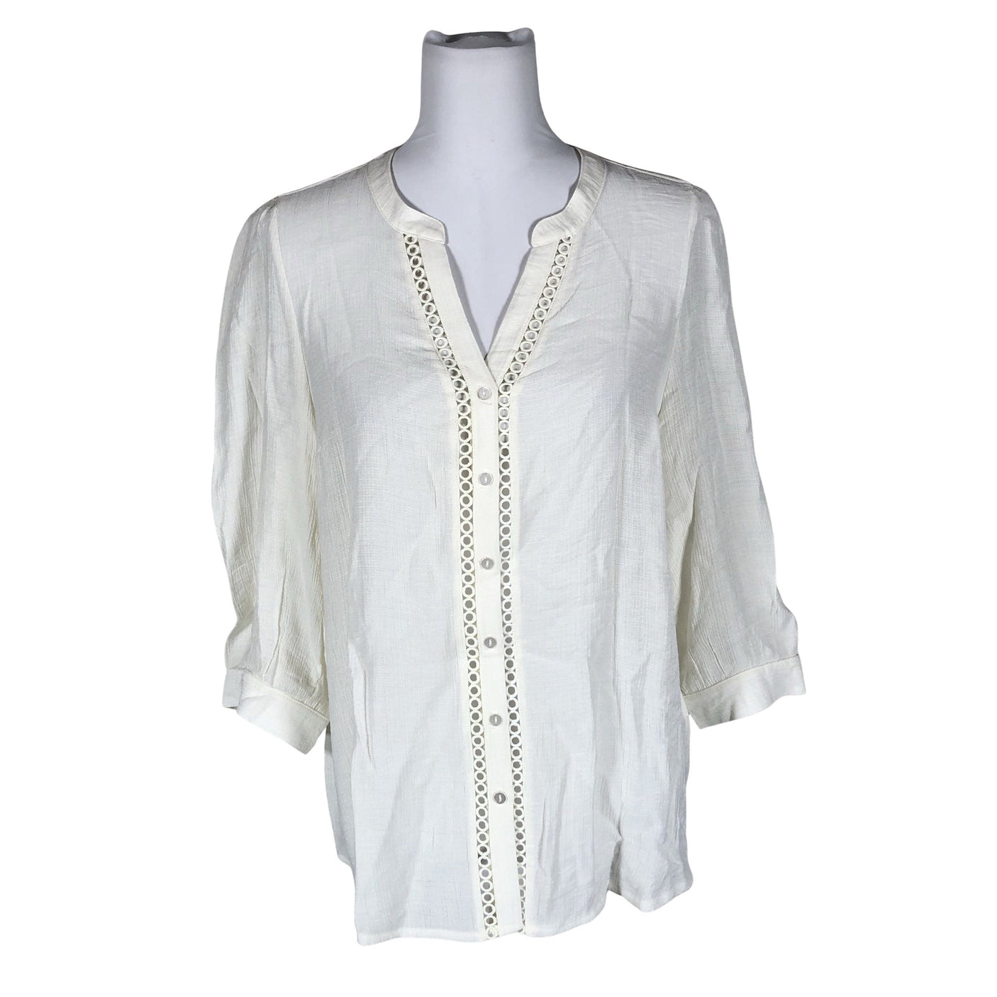 Unisex Free Quent - Blouse, size 38 - Natural white (1)